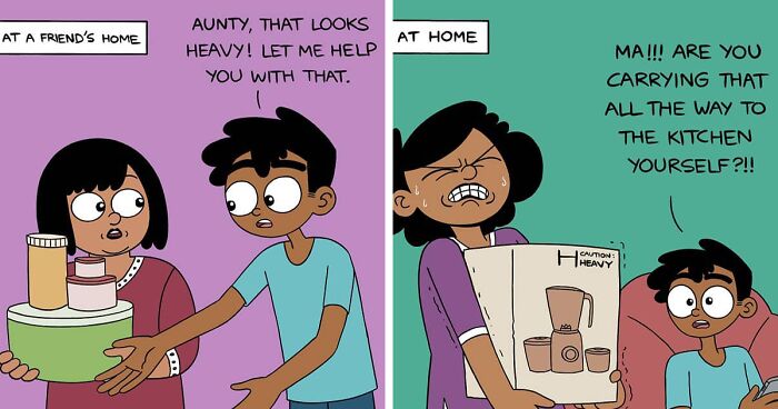 Funny Everyday Moments: 30 Comics By This Indian Artist (New Pics)
