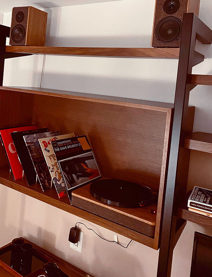The Hotel I'm Staying At Has A Record Player And A Small Vinyl Selection In The Room