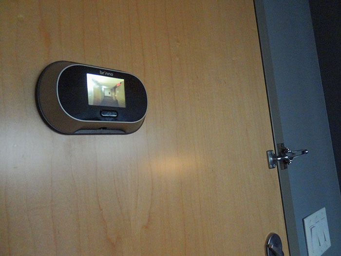 This Hotel Room Has A Digital Peephole