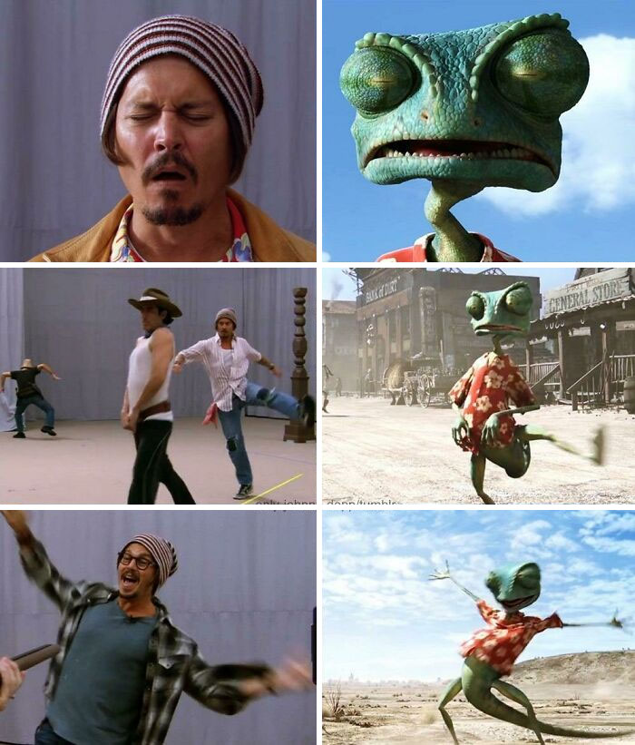 In Rango (2011), Actors Actually Performed Just Like In A Live Movie And This Was Later Referenced By Animators In Animating The Film