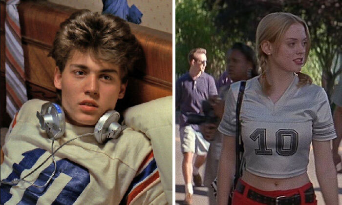 Amongst The Countless Homages To Previous Horror Films In Scream [1996], Rose Mcgowan's Character Is Seen Sporting A Jersey Strikingly Similar To Johnny Depp's In A Nightmare On Elm Street [1984]
