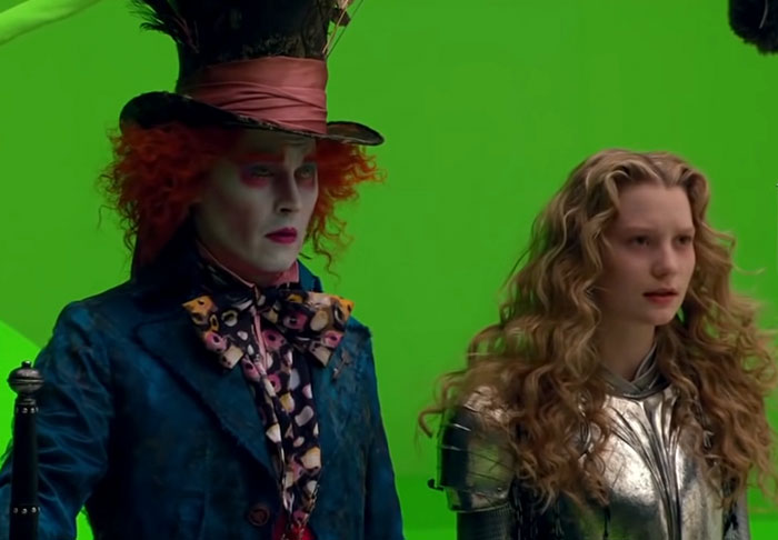 Depp Hated All The Green Screen Filming Needed For Alice In Wonderland