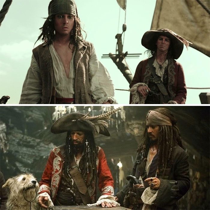 In “Pirates Of The Caribbean: Dead Men Tell No Tales” (2017) They De-Aged Keith Richards As Captain Teague, Father Of Jack Sparrow