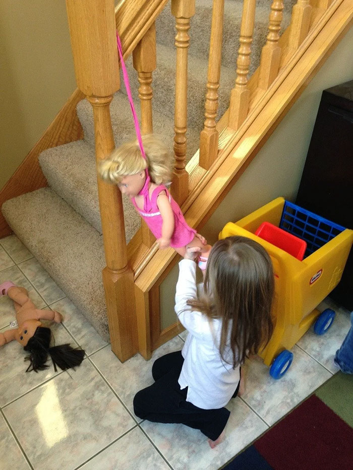 I'm A Bit Worried About How My 5-Year-Old Plays With Her Dolls