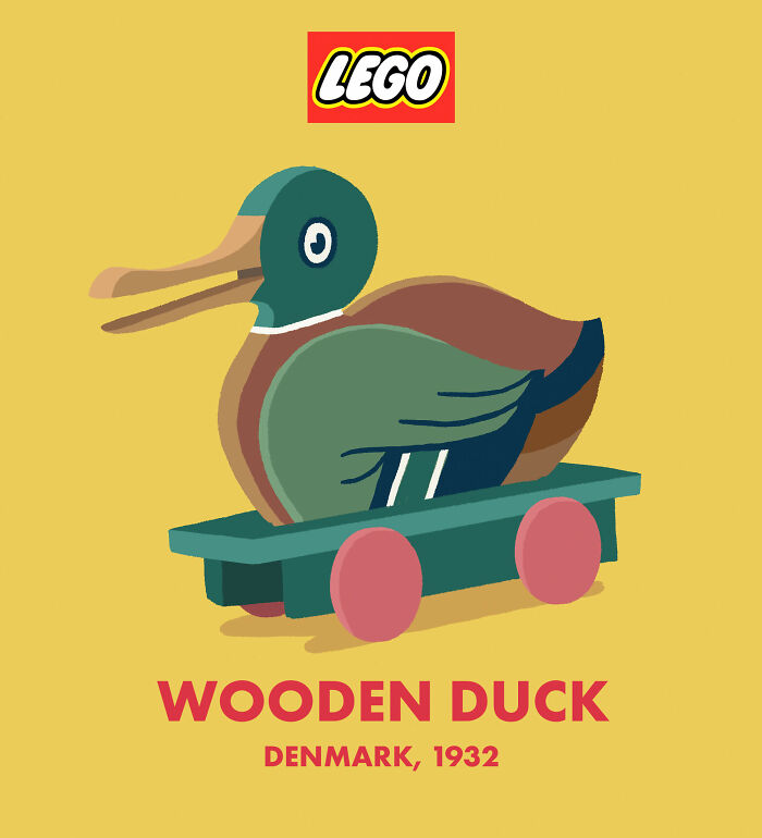 LEGO - Wooden Pull-Along Toys