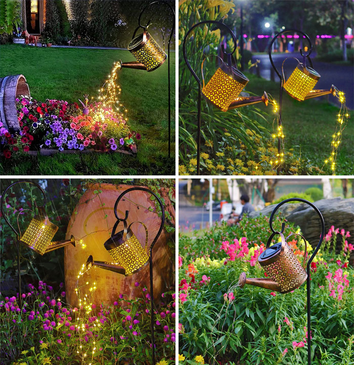 Elegant Solar Kettle Lamp