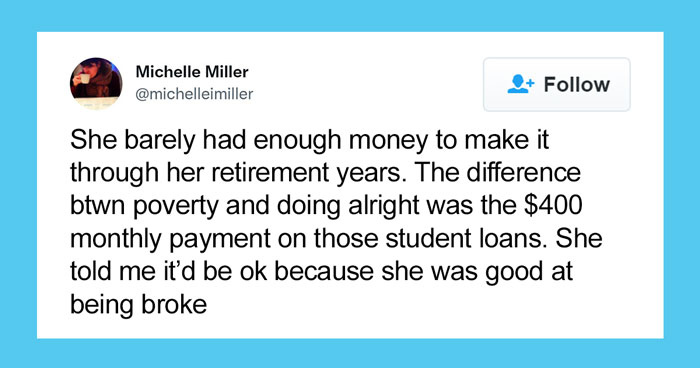 Woman Split Student Loan Payback With Her Mom, When She Passed Away She Found Out That She Owed $80K On $15K Of Debt