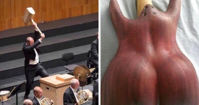 30 Funny And Bizarre Pics From The “Musical Instruments With Chaotic Auras” Twitter Page