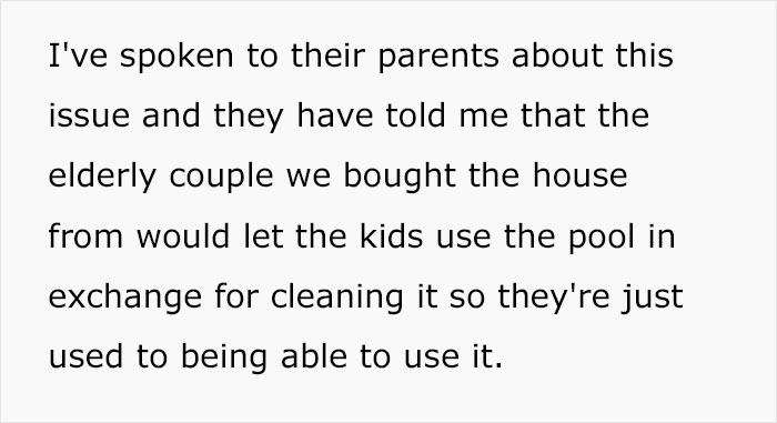 Neighbor Is Enraged After This Woman Doesn’t Allow Their Kids To Use Her Private Pool Since “They’re Just Kids” Neighbor Is Enraged After This Woman Doesn’t Allow Their Kids To Use Her Private Pool Since “They’re Just Kids”