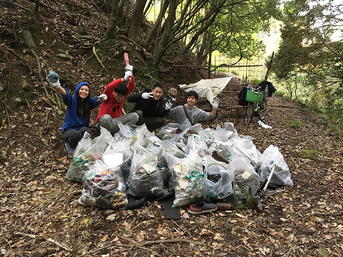 Most People Think Japan Is A Relatively Trash-Free Country, But That’s Not Always The Case. Today, Me And My Friends Tried To Clean Out The Forest. All This Only Took 4 Hours