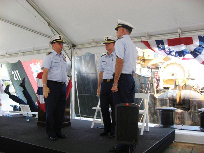 My Father’s Chair Falling At A Coast Guard Change Of Command