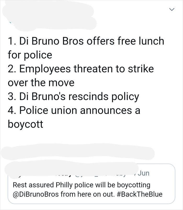 No More Free Lunch? Let's Boycott