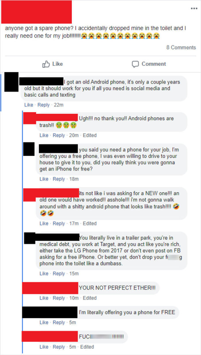 Woman Freaks Out Over Being Offered A Free Android Phone