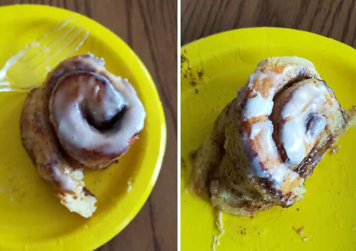 There Are Two Types When It Comes To Eating Cinnamon Rolls. The Unravelers, And The Cutters