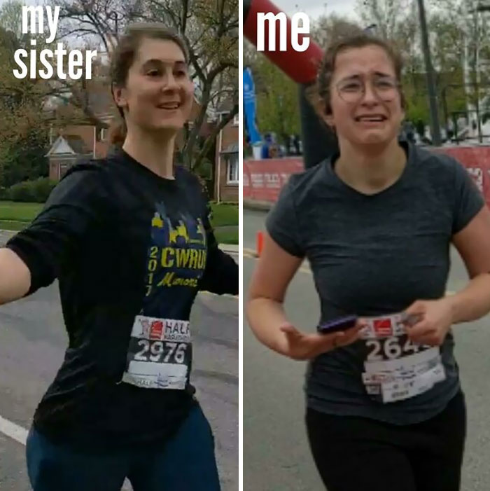 My Sister: "You Can Do The Half-Marathon With Me! Trust Me, It's Not That Bad"