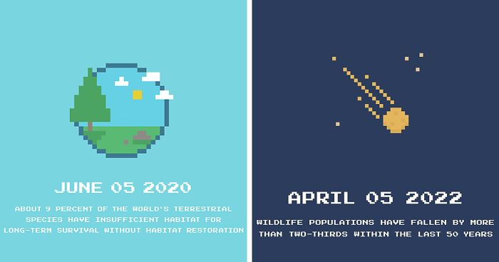 Through “Pixel Planet Today”, I Transform Environmental Facts Into ...