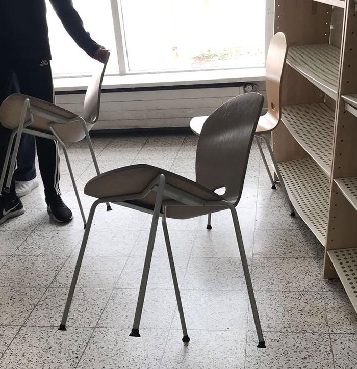 This Chair I Balanced Looks Like A Poorly Photoshopped Chair Image