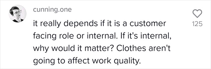 “Should It Matter?“: Recruiter Raises A Concern After A Candidate Didn’t Make It Through In Part Because Of What They Were Wearing “Should It Matter?“: Recruiter Raises A Concern After A Candidate Didn’t Make It Through In Part Because Of What They Were Wearing