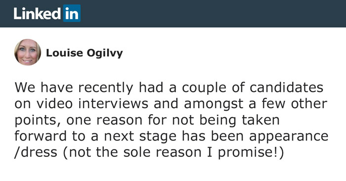“Should It Matter?“: Recruiter Raises A Concern After A Candidate Didn’t Make It Through In Part Because Of What They Were Wearing