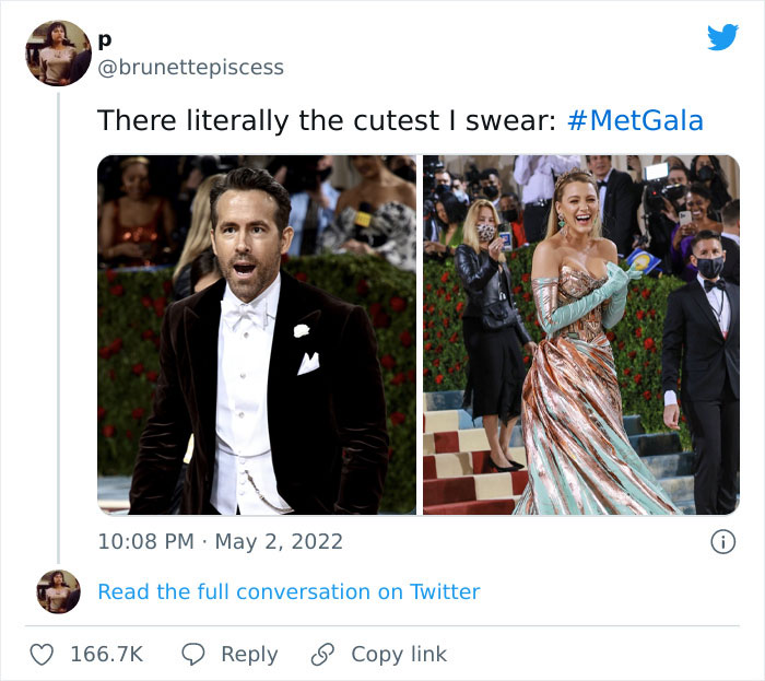 Ryan Reynolds' Reaction To His Wife's Dress Transformation At The Met Gala 2022 Is Melting People's Hearts