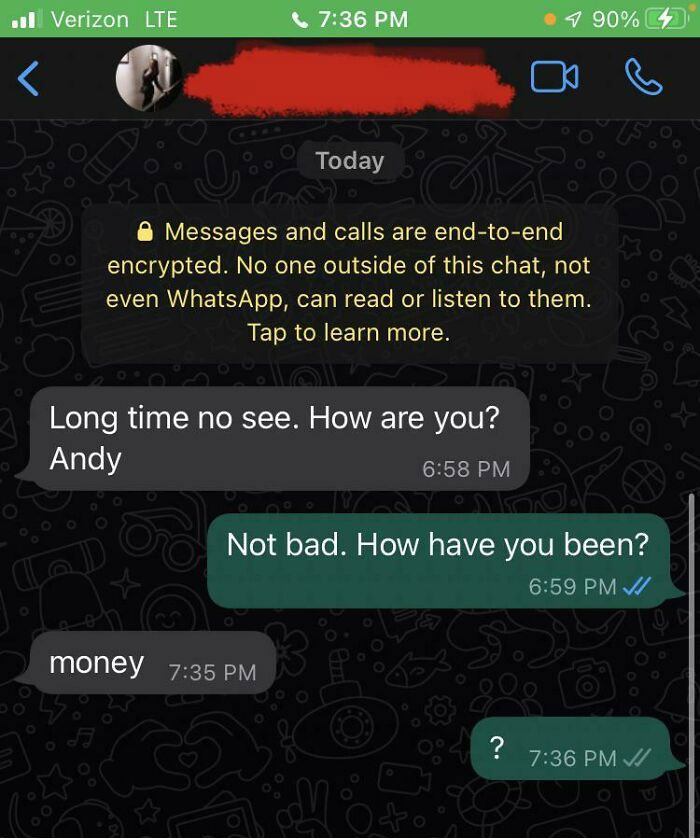 When The Scammer Is Quick To The Point