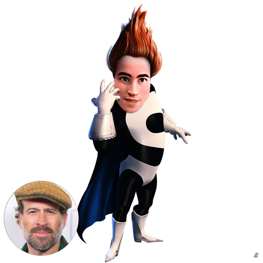 I Changed 12 Actors Into Their Pixar Characters