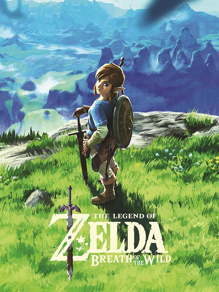 Poster of The Legend Of Zelda: Breath Of The Wild video game 