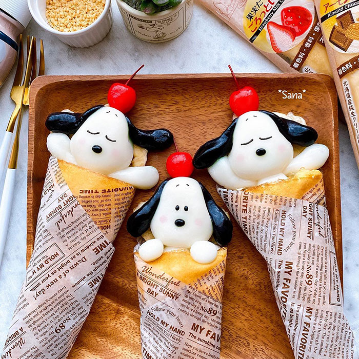 40 Times This Woman Turned Meals Into Scenes From “Peanuts” (40 Pics)