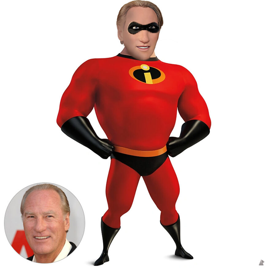 I Changed 12 Actors Into Their Pixar Characters