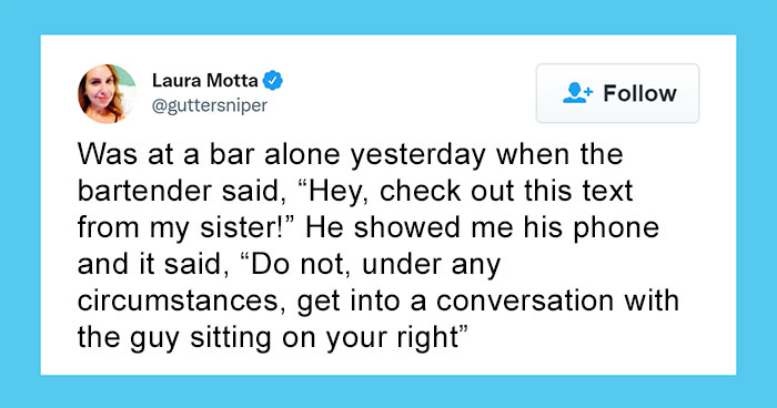 “Men, DO THIS”: Bartender Warns Woman About A Suspicious Guy, Inspires Others To Share Similar Stories (35 Stories)