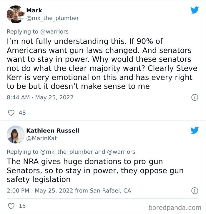 "It’s Pathetic!": Warriors Head Coach Storms Out Of Pre-Game Press Conference After Railing Senate For Blocking Gun Control "It’s Pathetic!": Warriors Head Coach Storms Out Of Pre-Game Press Conference After Railing Senate For Blocking Gun Control