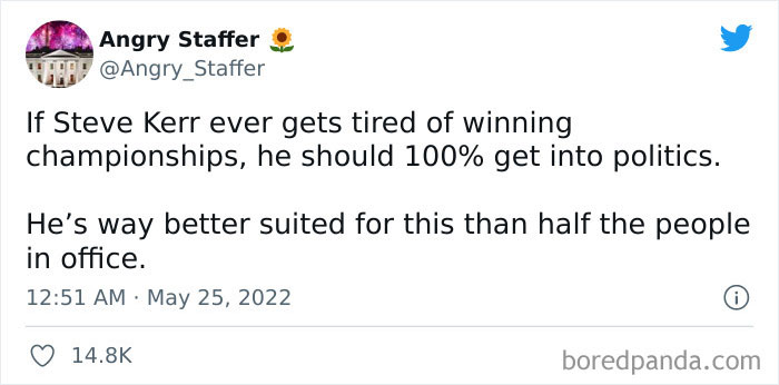 "It’s Pathetic!": Warriors Head Coach Storms Out Of Pre-Game Press Conference After Railing Senate For Blocking Gun Control "It’s Pathetic!": Warriors Head Coach Storms Out Of Pre-Game Press Conference After Railing Senate For Blocking Gun Control