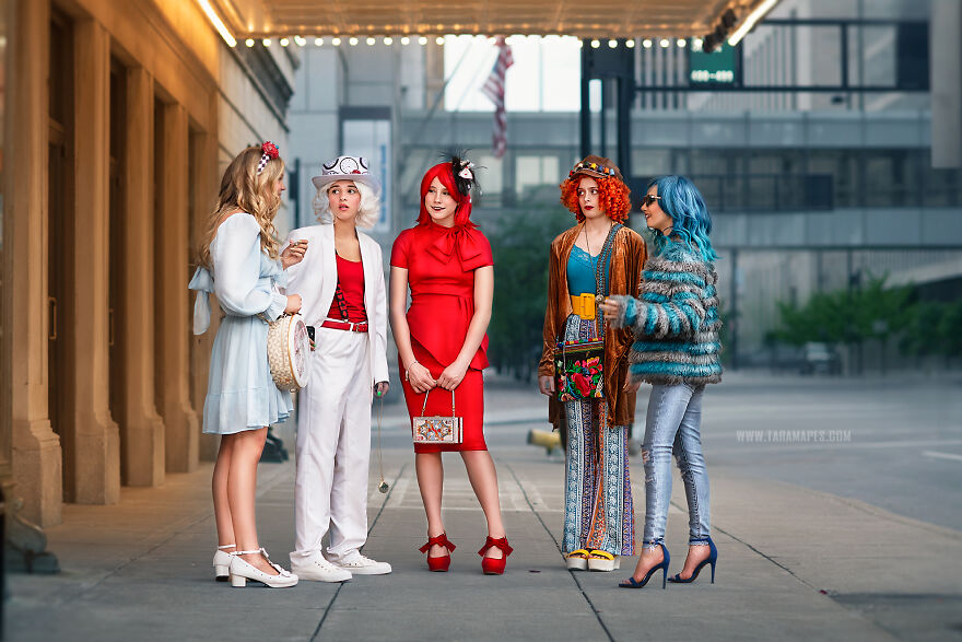 Modern Alice: I Photographed People As Alice In Wonderland Characters Hanging Out In The Modern World (23 Pics)