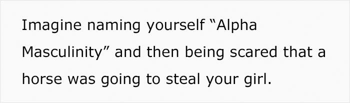 Man Gets Roasted By A TikToker After He Made A Thread Saying Women Shouldn’t Ride Horses Because It’s A Sexually Arousing Activity Man Gets Roasted By A TikToker After He Made A Thread Saying Women Shouldn’t Ride Horses Because It’s A Sexually Arousing Activity