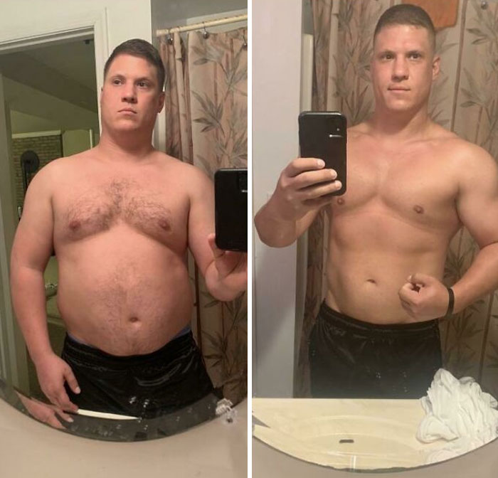 For My 37th Birthday I Decided To Start Taking Care Of Myself. Six Months Progress