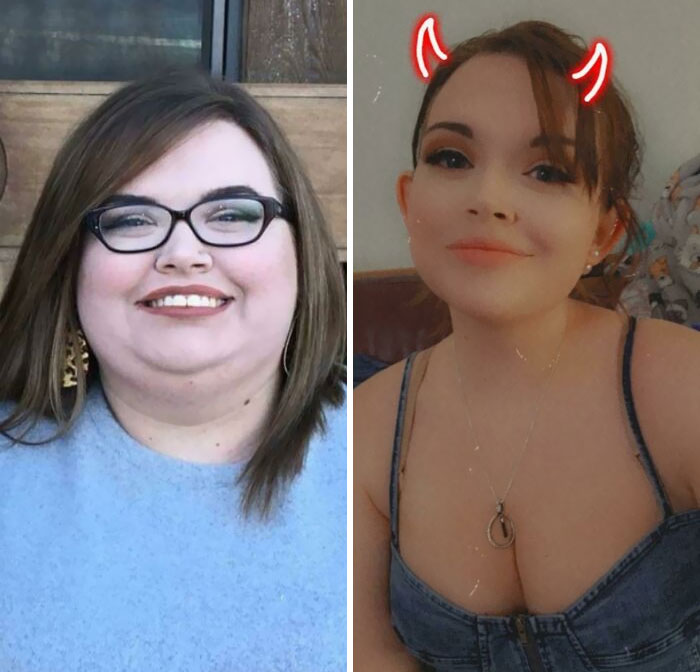 180 Lbs Weight Loss Face Difference. Kinda Hard To Believe That Was Me At One Point