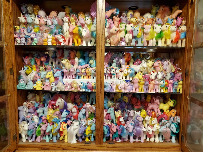 Over 200 G1 My Little Ponies. A Lot Thrifted, Some Ebay. A Few Original Of My Own