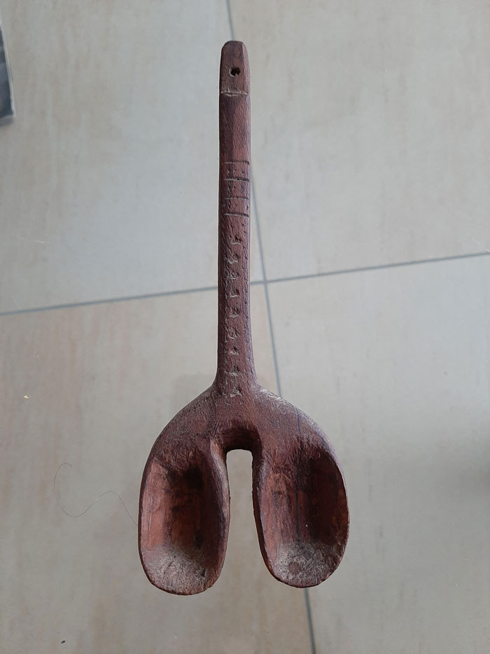 Found This While Cleaning Out The Attic. It's Wood, Looks Handmade, Measures 20cm, But I Have No Idea What It Is Or Does!