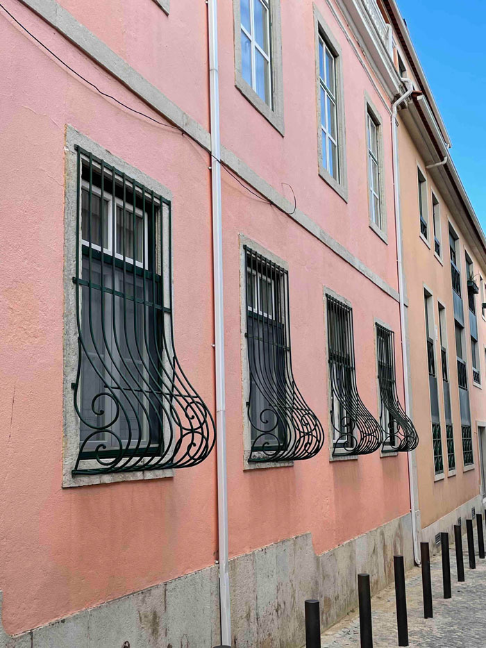 Why Do These Window Grills Have A Bulge. Seen In Spain