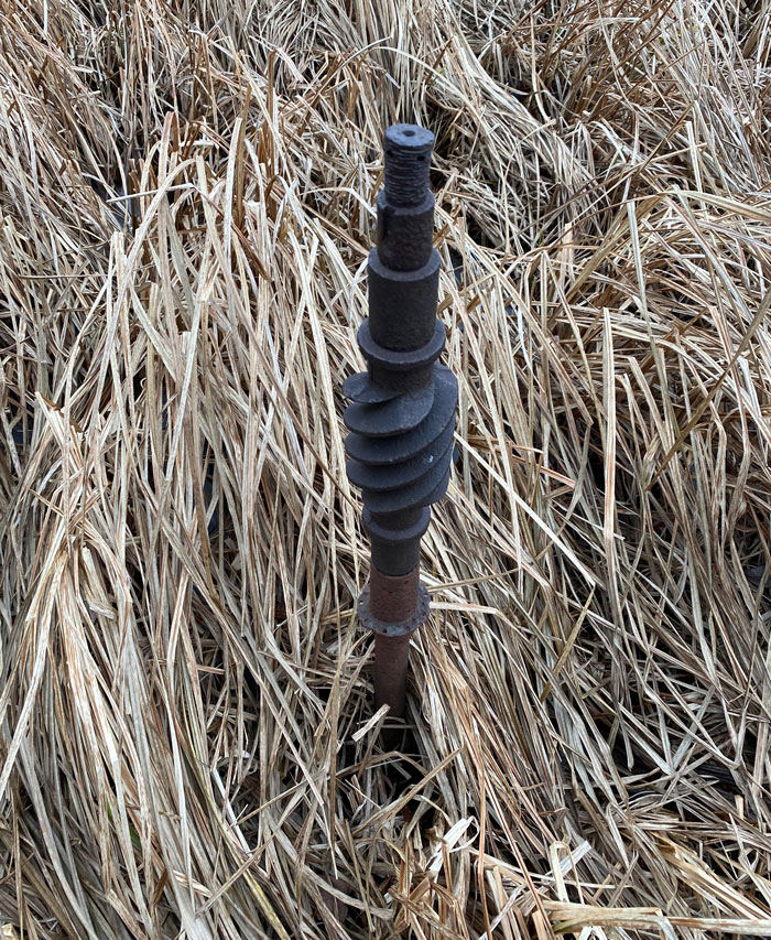 Cast Iron Shaft In The Marsh On My Property