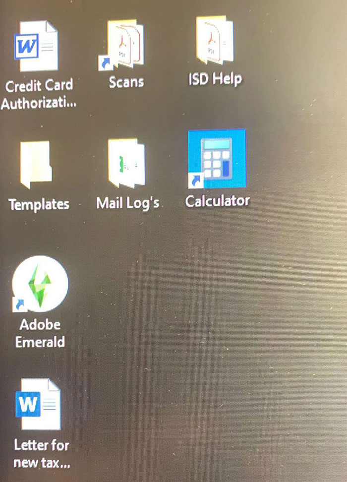 My Coworker Has Been Complaining About Lack Of Available Space On Her Work Computer