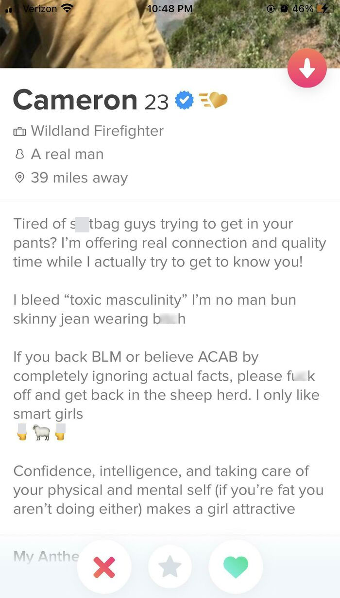 Not Sure If This Is Technically A “Nice Guy,” But Definitely Has The Energy Of One...... Most Times I Hate Tinder