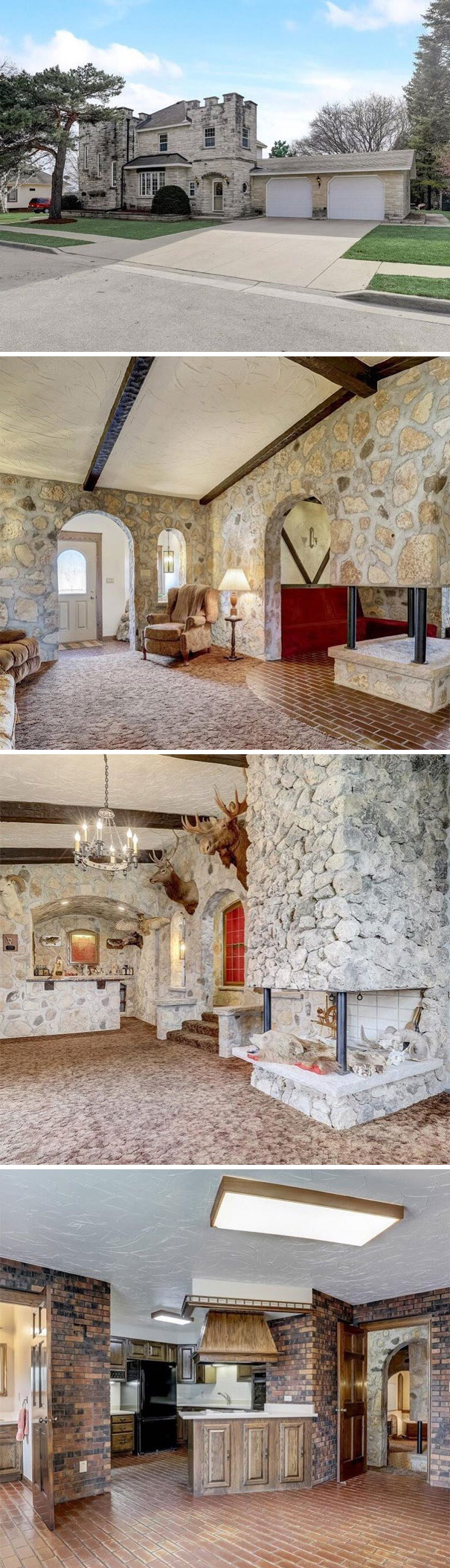 Here’s A 3,500 Square Foot Castle In Harford, Wi For $420k. 4 Bd, 4 Ba. .58 Acres
