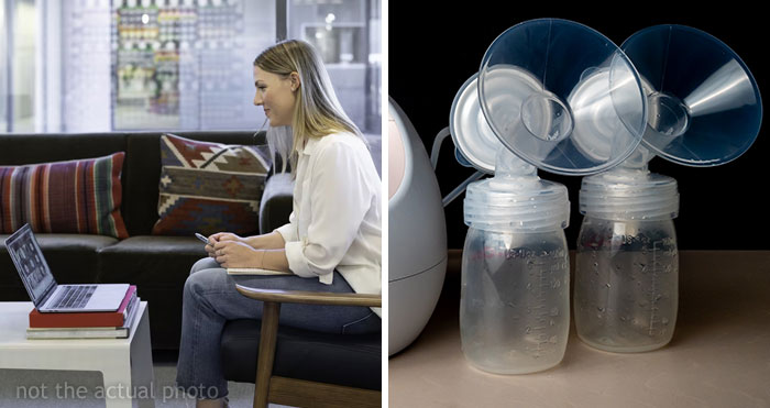 Employee Informs Meeting’s Lead She’s Using A Breast Pump And Won’t Turn On Her Camera But They Insist So She Maliciously Complies