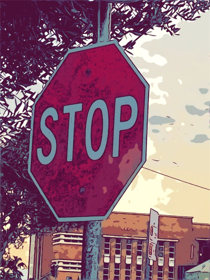 You Gotta Admit, It's A Good Stop Sign #nofilter