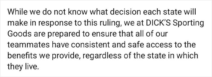 Sporting Goods CEO Goes Viral After Announcing Travel Expense Reimbursement For Employees Seeking Abortions Sporting Goods CEO Goes Viral After Announcing Travel Expense Reimbursement For Employees Seeking Abortions