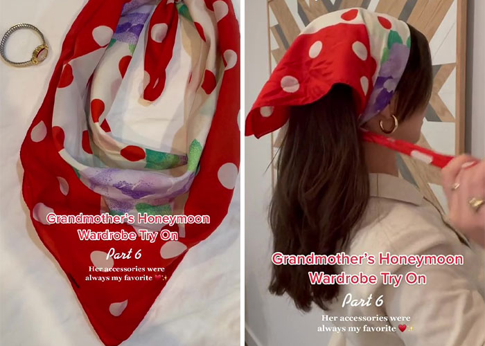 Woman Goes Viral After Trying On Grandma’s 1950s Honeymoon Outfits Woman Goes Viral After Trying On Grandma’s 1950s Honeymoon Outfits