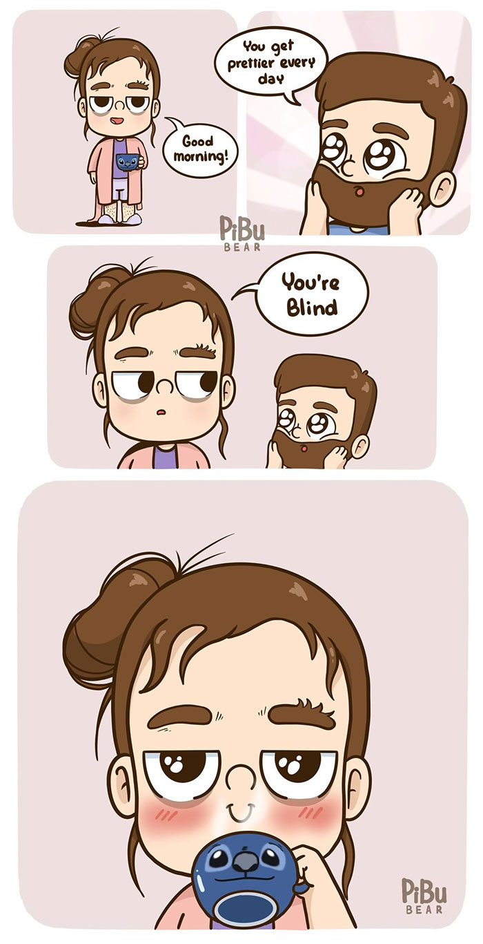 This Couple Illustrates Their Ups And Downs In Sweet And Relatable Comics  (30 Pics) | Bored Panda