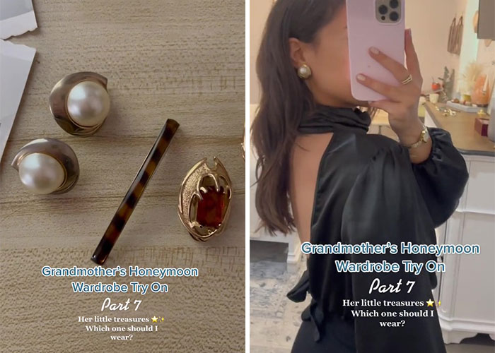 Woman Goes Viral After Trying On Grandma’s 1950s Honeymoon Outfits Woman Goes Viral After Trying On Grandma’s 1950s Honeymoon Outfits