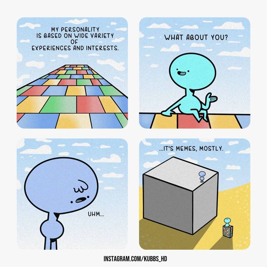 Artist Makes Relatable And Funny Comics That Speak For Mental Health(53 Comics)